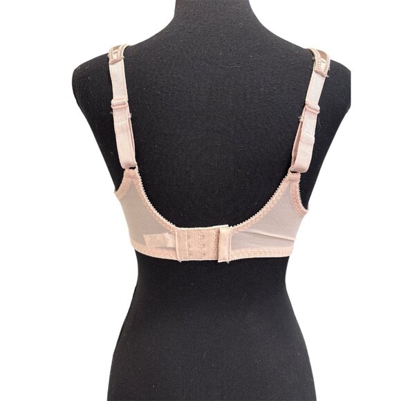 NWT Bali Satin Tracings Full-Figure Minimizer Bra DF3562 Size 36C Nude - Picture 5 of 7